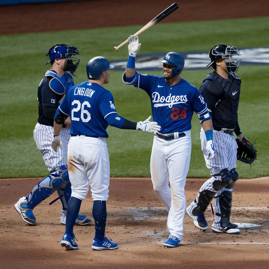 Dodgers vs Yankees Match Player Stats