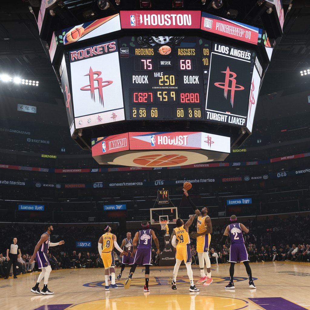 Houston Rockets vs Lakers Match Player Stats