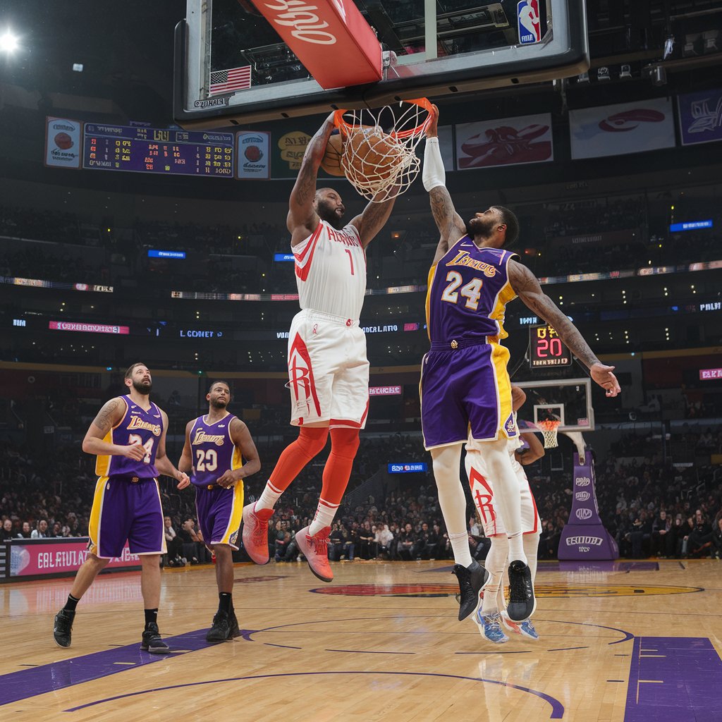 Houston Rockets vs Lakers Match Player Stats