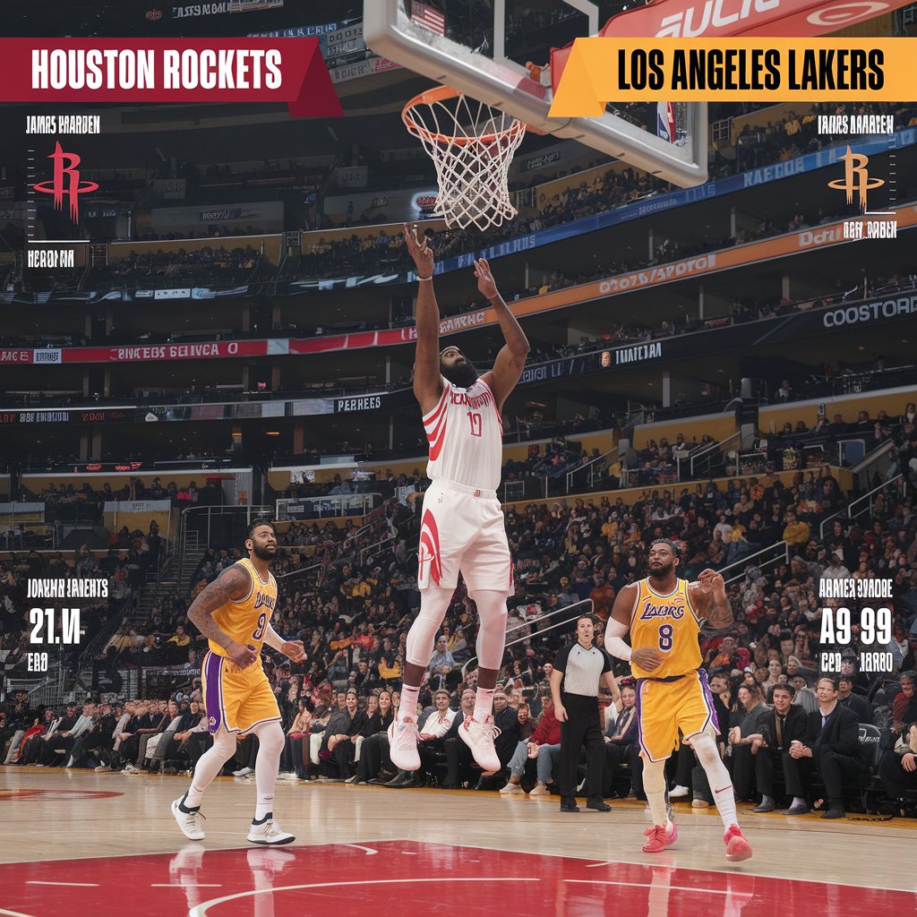 Houston Rockets vs Lakers Match Player Stats